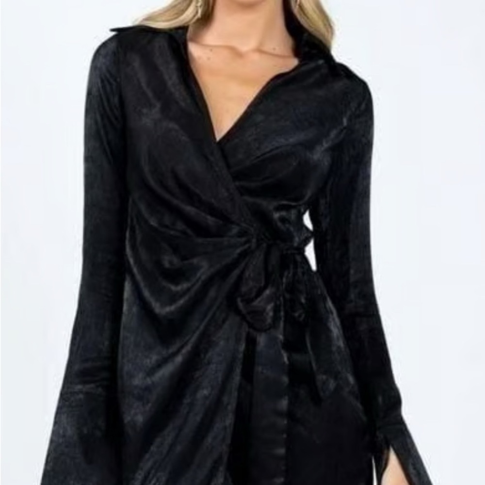 Princess Polly Mini Wrap Dress
